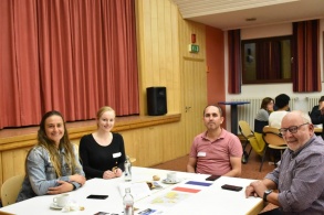 Mája at work, hectically and yet with humor